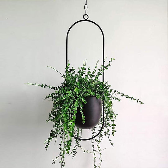 Veggplantehenger Justerbar Kjede Minimalistisk Design 4