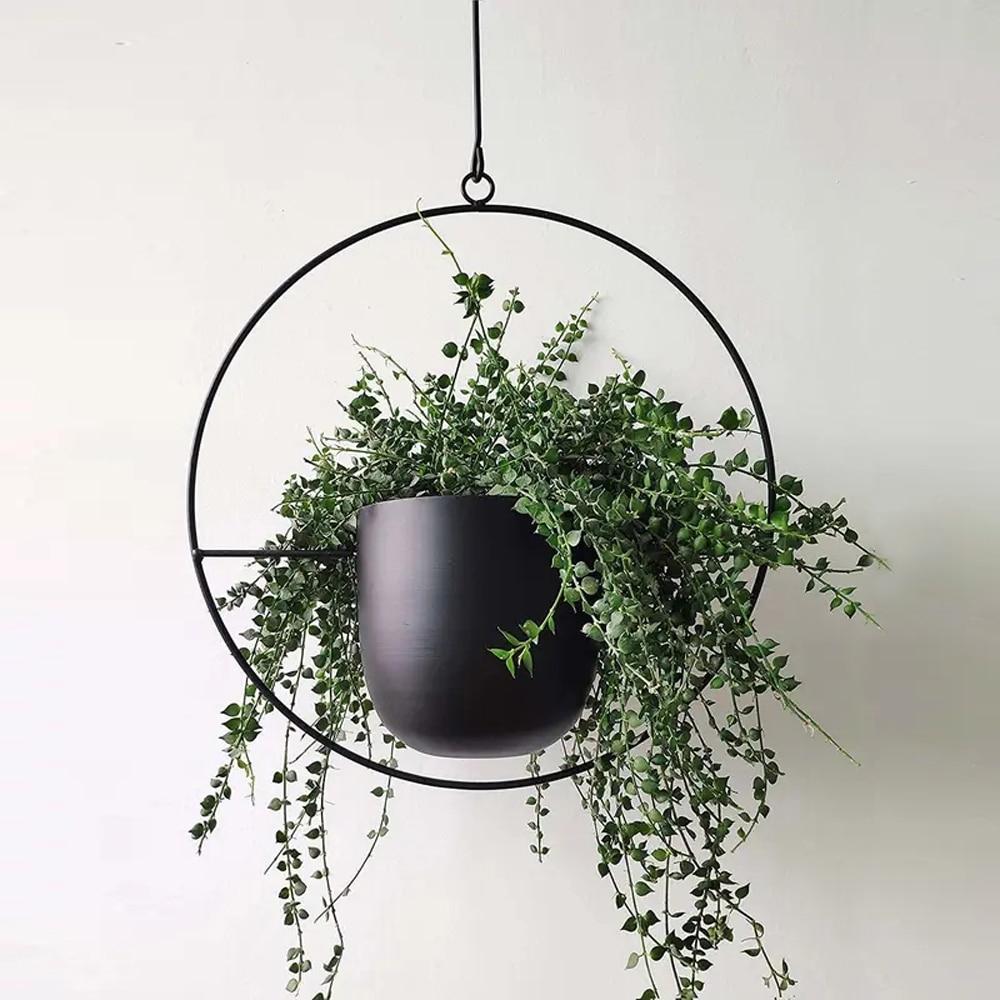 Veggplantehenger Justerbar Kjede Minimalistisk Design 6