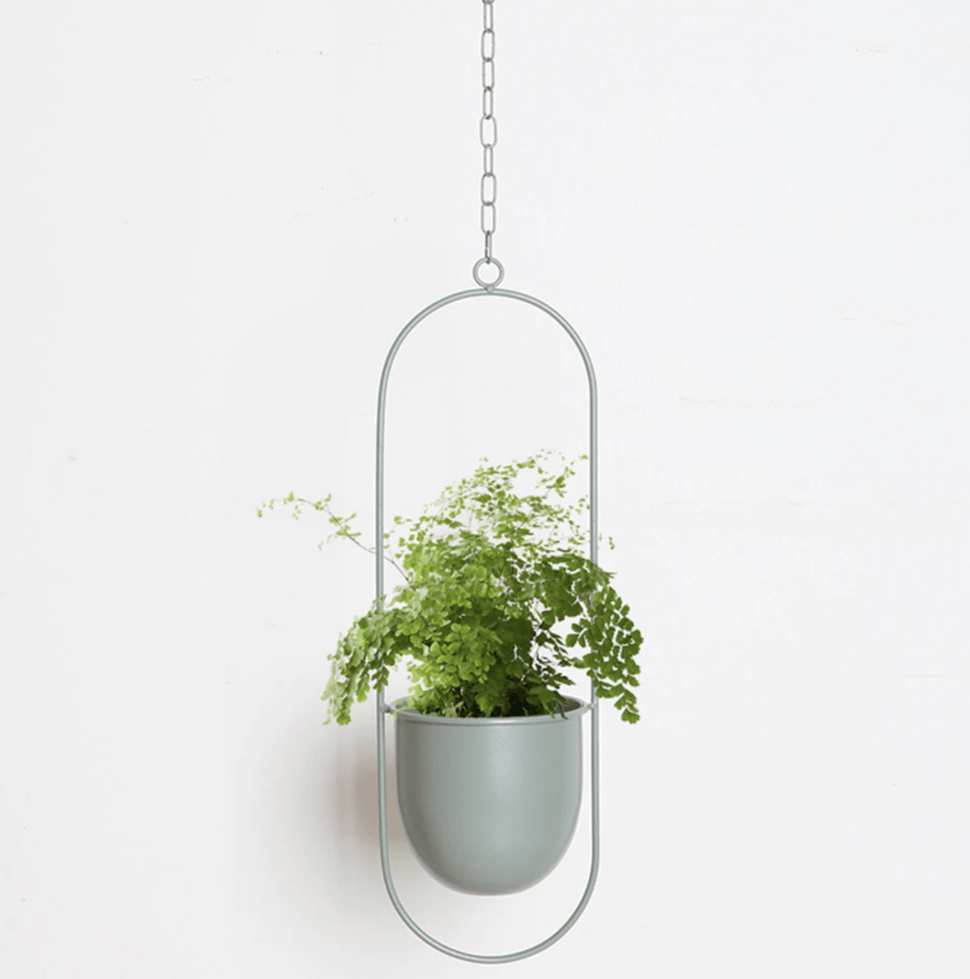 Veggplantehenger Justerbar Kjede Minimalistisk Design 8