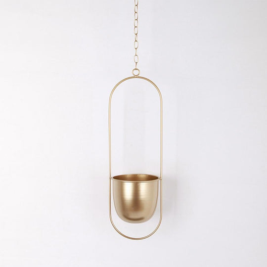 Veggplantehenger Justerbar Kjede Minimalistisk Design 9