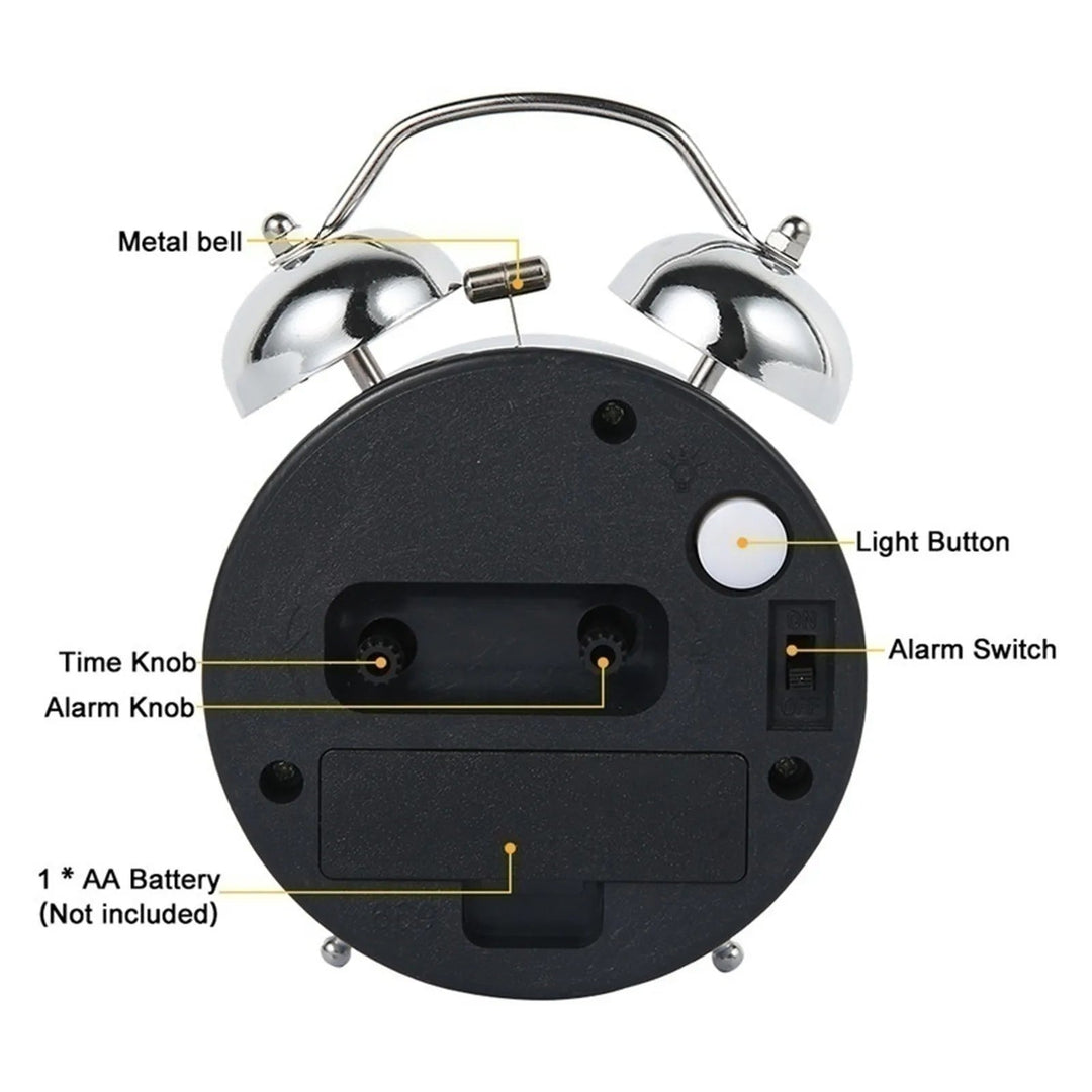 Vekkerklokke for Tungsover Retro Design 4