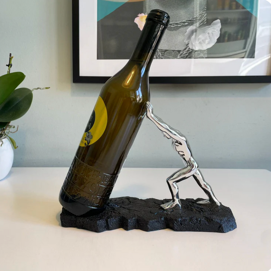 Vinflaskeholder i Metall - Kreativ Design for Hjemmet 2
