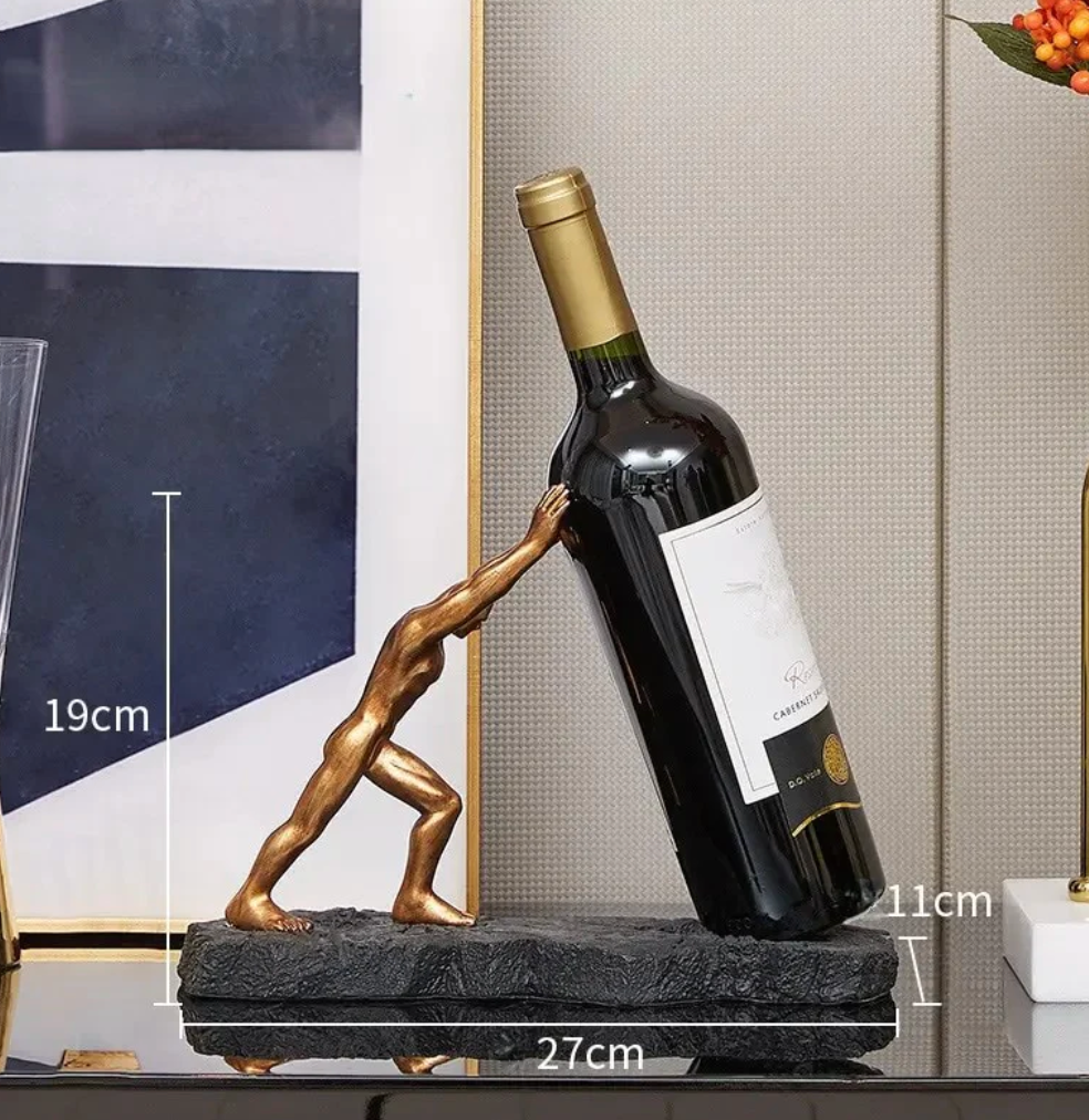 Vinflaskeholder i Metall - Kreativ Design for Hjemmet 5