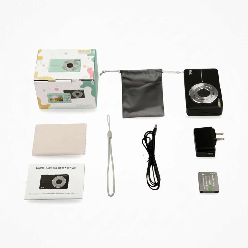 Vintage Digitalkamera med Moderne Teknologi 2