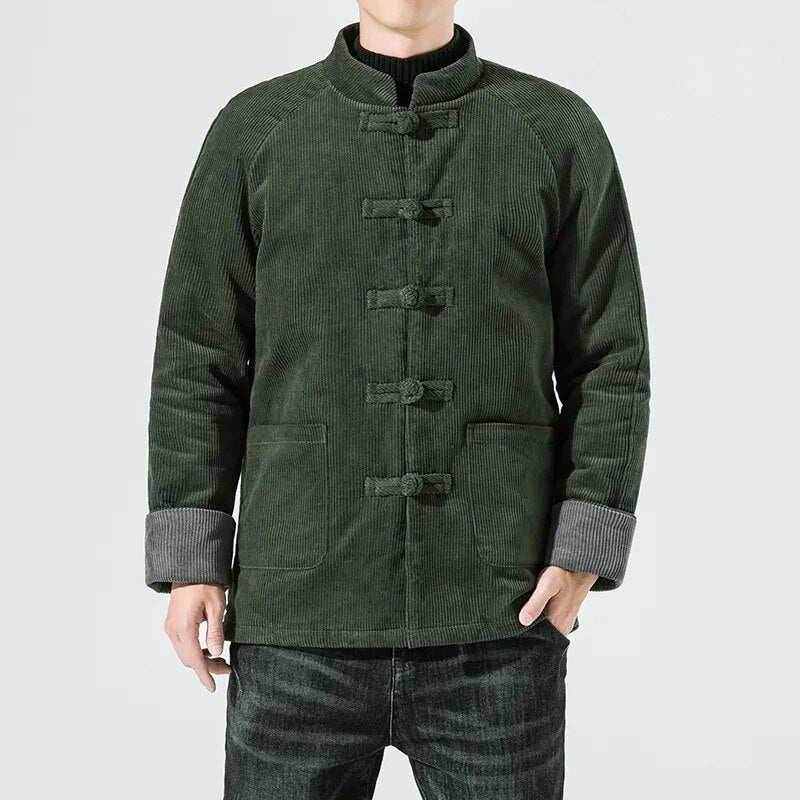Vinterjakke Herre Padded Corduroy 100% Bomull 1