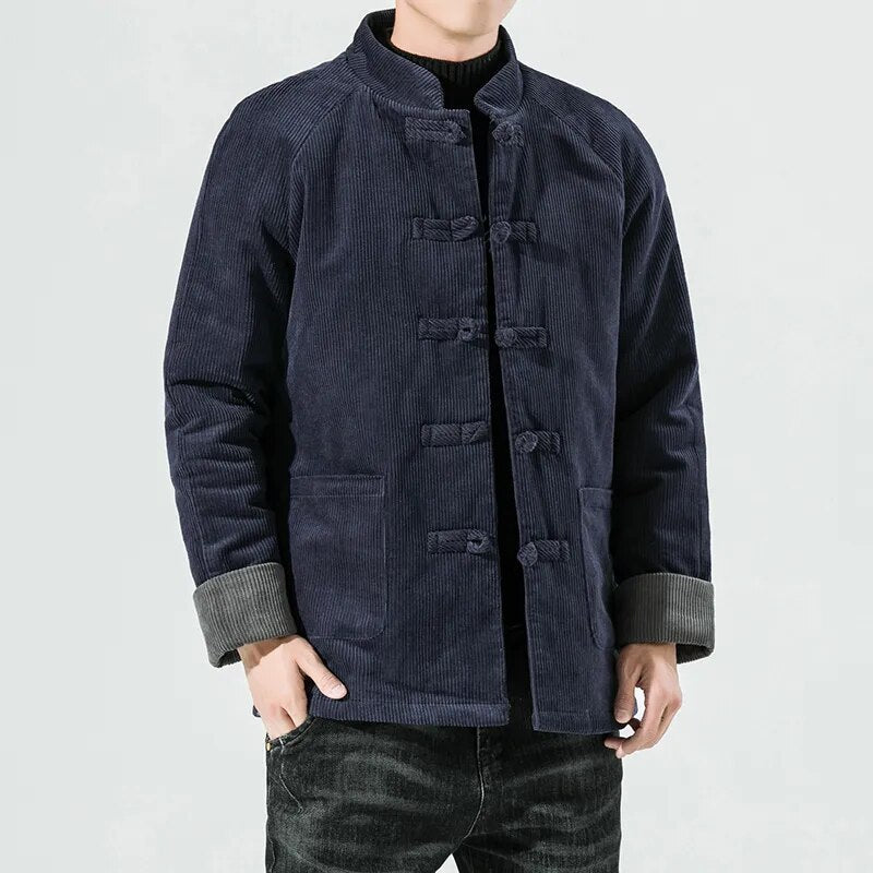 Vinterjakke Herre Padded Corduroy 100% Bomull 3