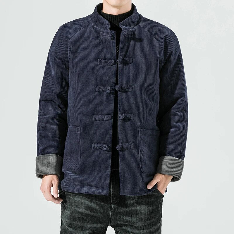 Vinterjakke Herre Padded Corduroy 100% Bomull 4