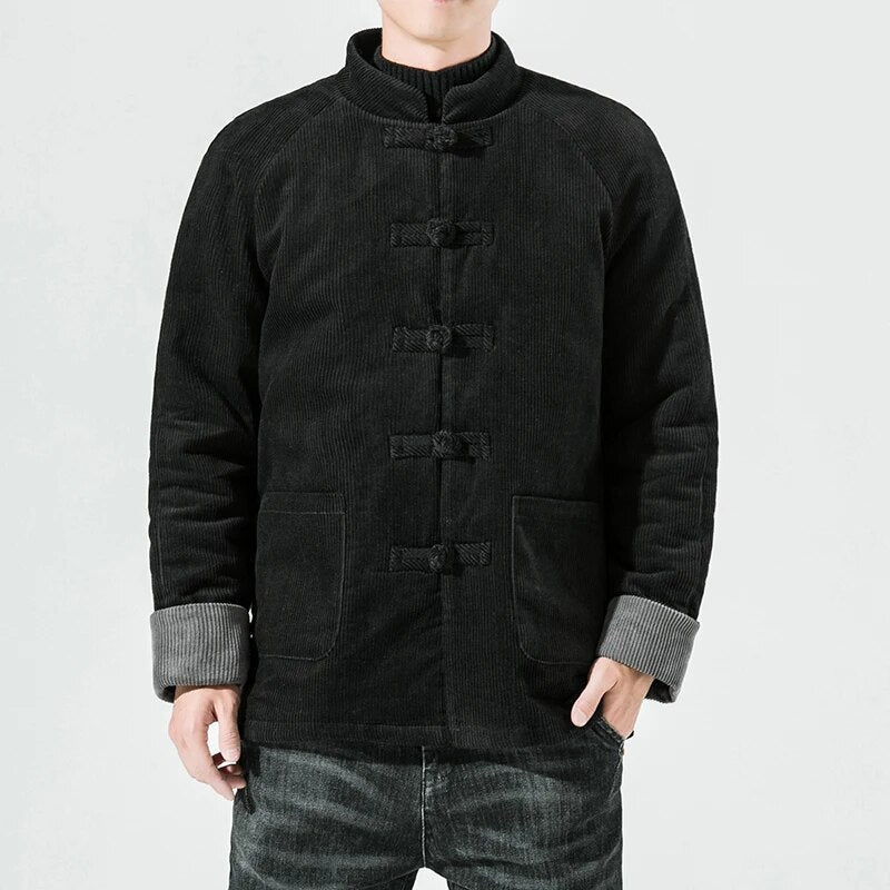 Vinterjakke Herre Padded Corduroy 100% Bomull 6