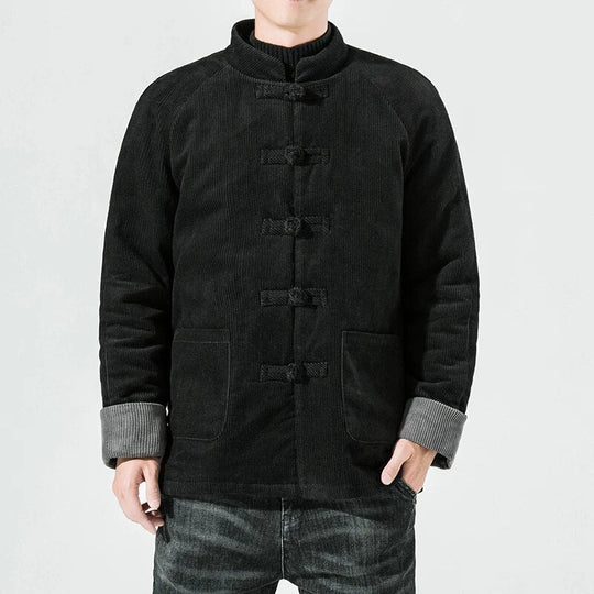 Vinterjakke Herre Padded Corduroy 100% Bomull 6