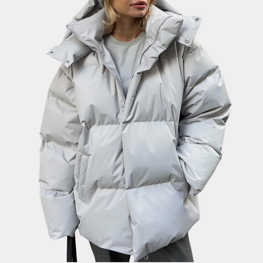 Vinterjakke til kvinner med moderne design 1