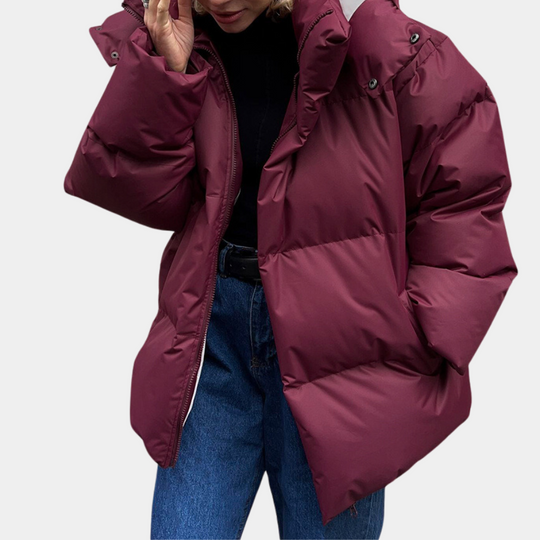 Vinterjakke til kvinner med moderne design 5
