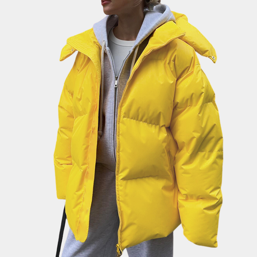 Vinterjakke til kvinner med moderne design 6