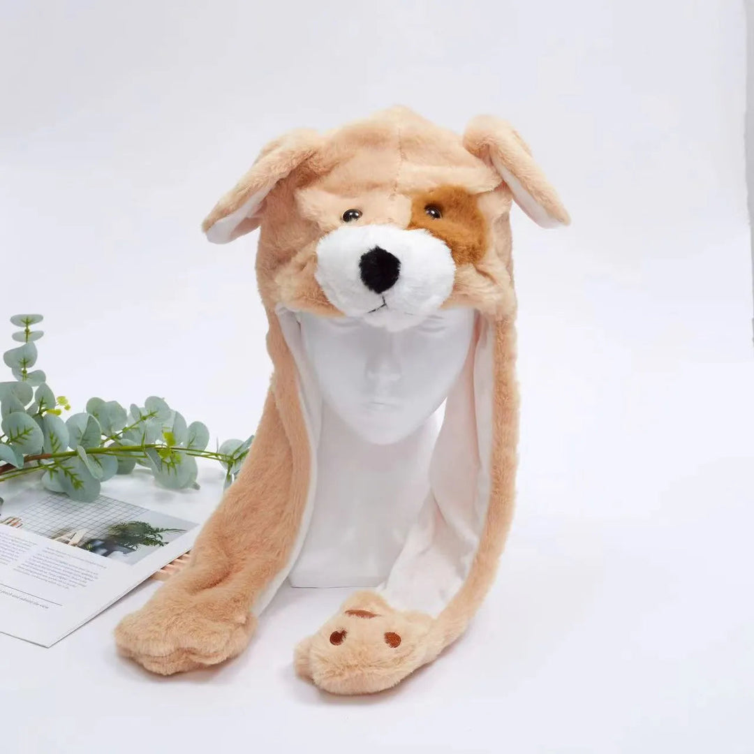 Vinterlue med Bevegelige Ører for Morsom Cosplay og Festlige Anledninger 20