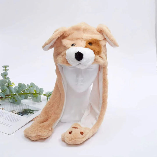 Vinterlue med Bevegelige Ører for Morsom Cosplay og Festlige Anledninger 20