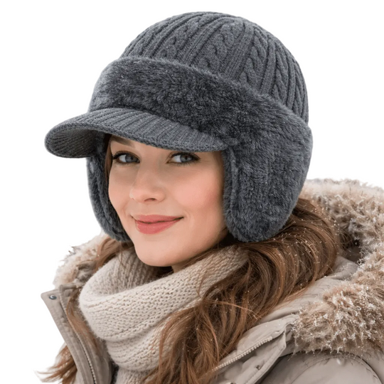 Vinterlue med Integrert Hørselvern og Dobbeltlagsisolasjon 0