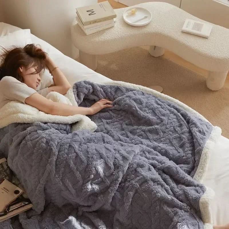 Vinterteppe To-sidig Design Moderne Komfort 4