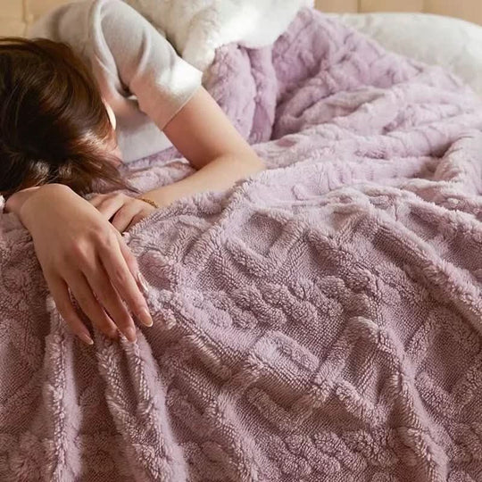 Vinterteppe To-sidig Design Moderne Komfort 8