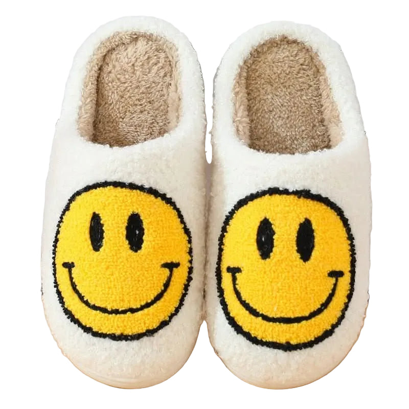 Vintertøfler med Smiley Design for Damer 0