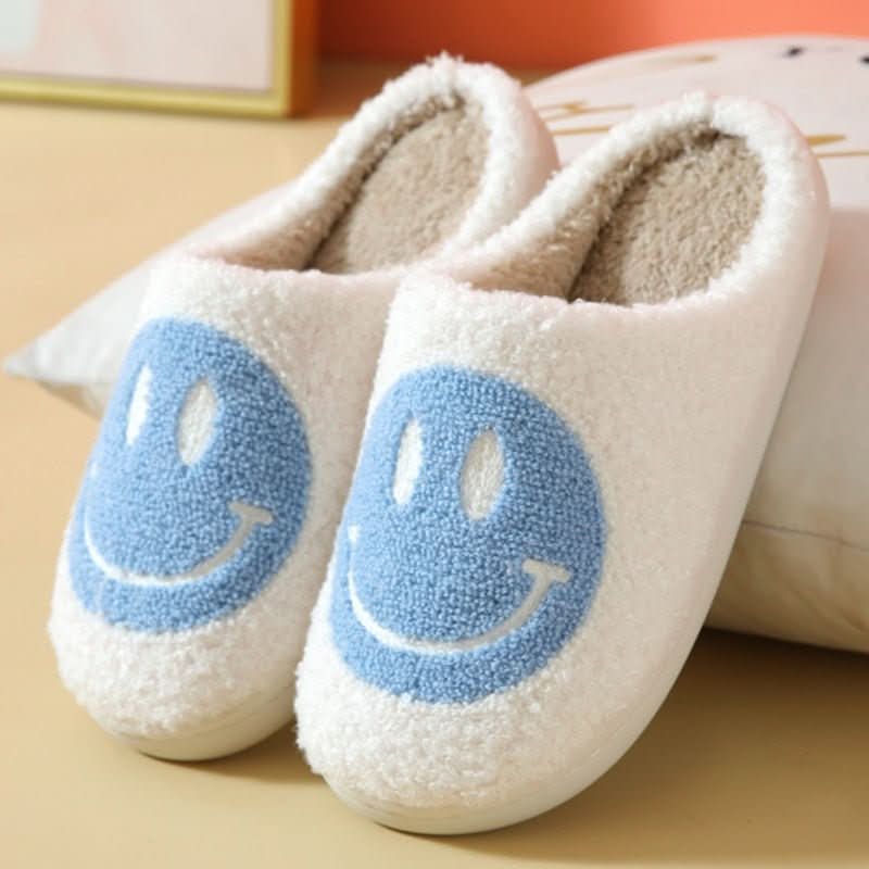 Vintertøfler med Smiley Design for Damer 3