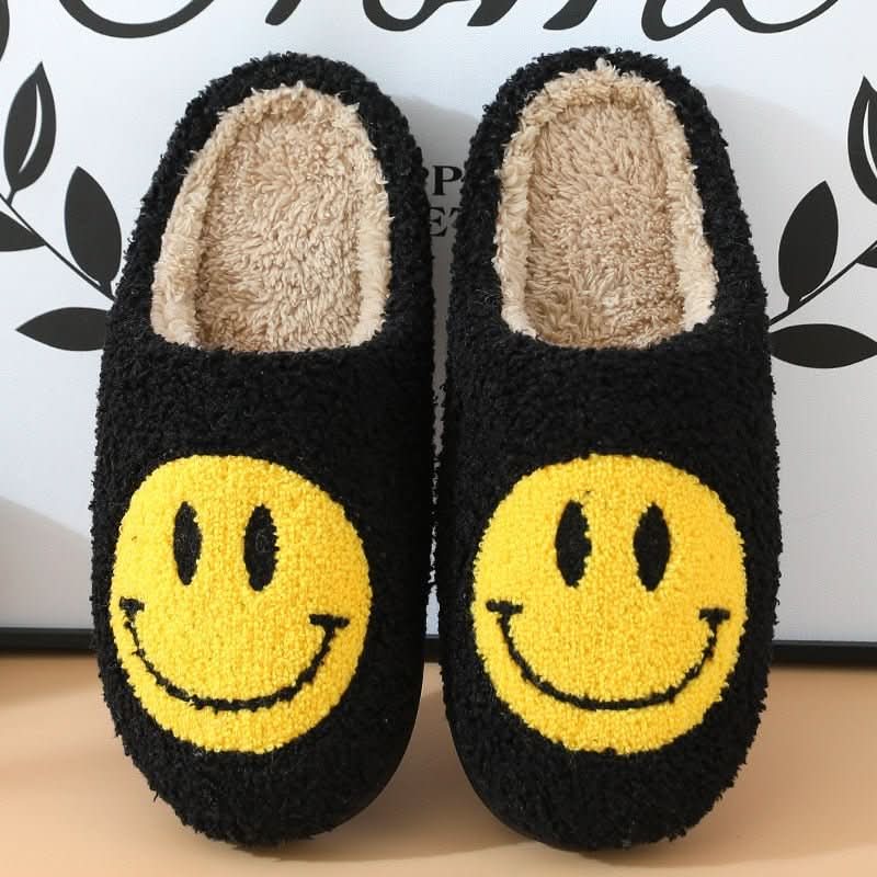 Vintertøfler med Smiley Design for Damer 4