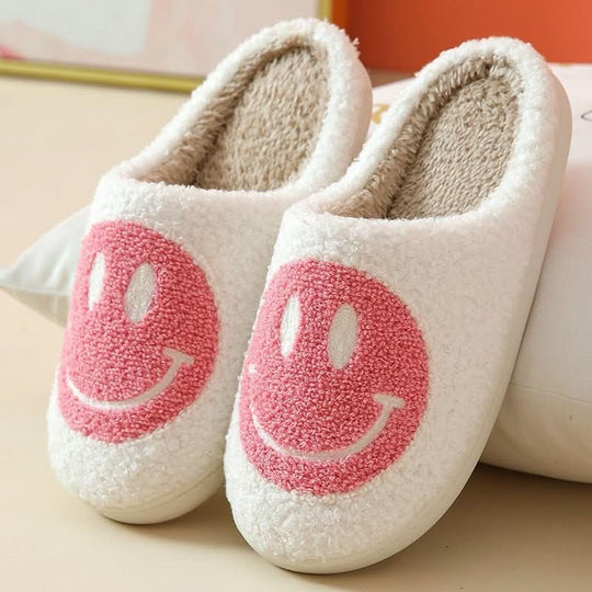 Vintertøfler med Smiley Design for Damer 5