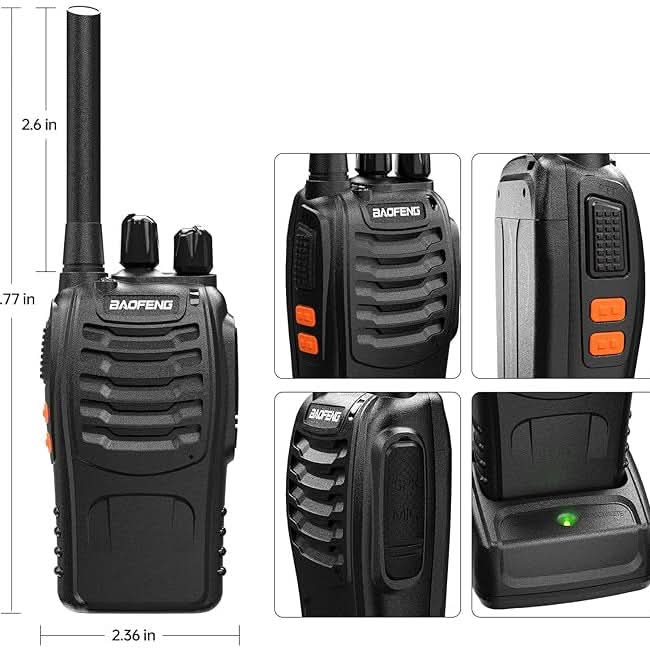 Walkie-Talkie med Lang Rekkevidde for Fritid og Profesjonell Bruk 3