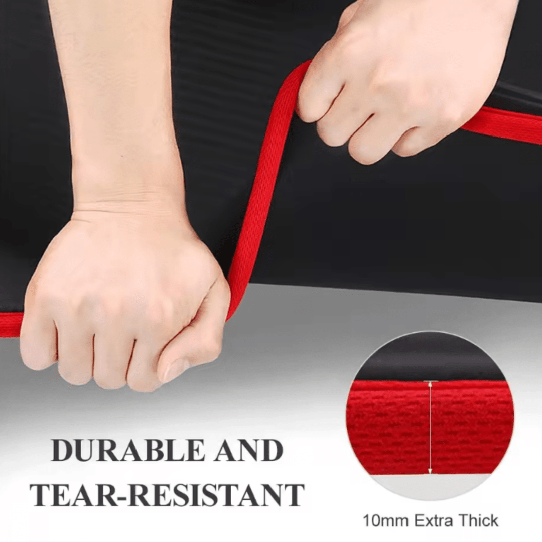 Yogamatte Ekstra Tykk med Anti-Skliteknologi 5