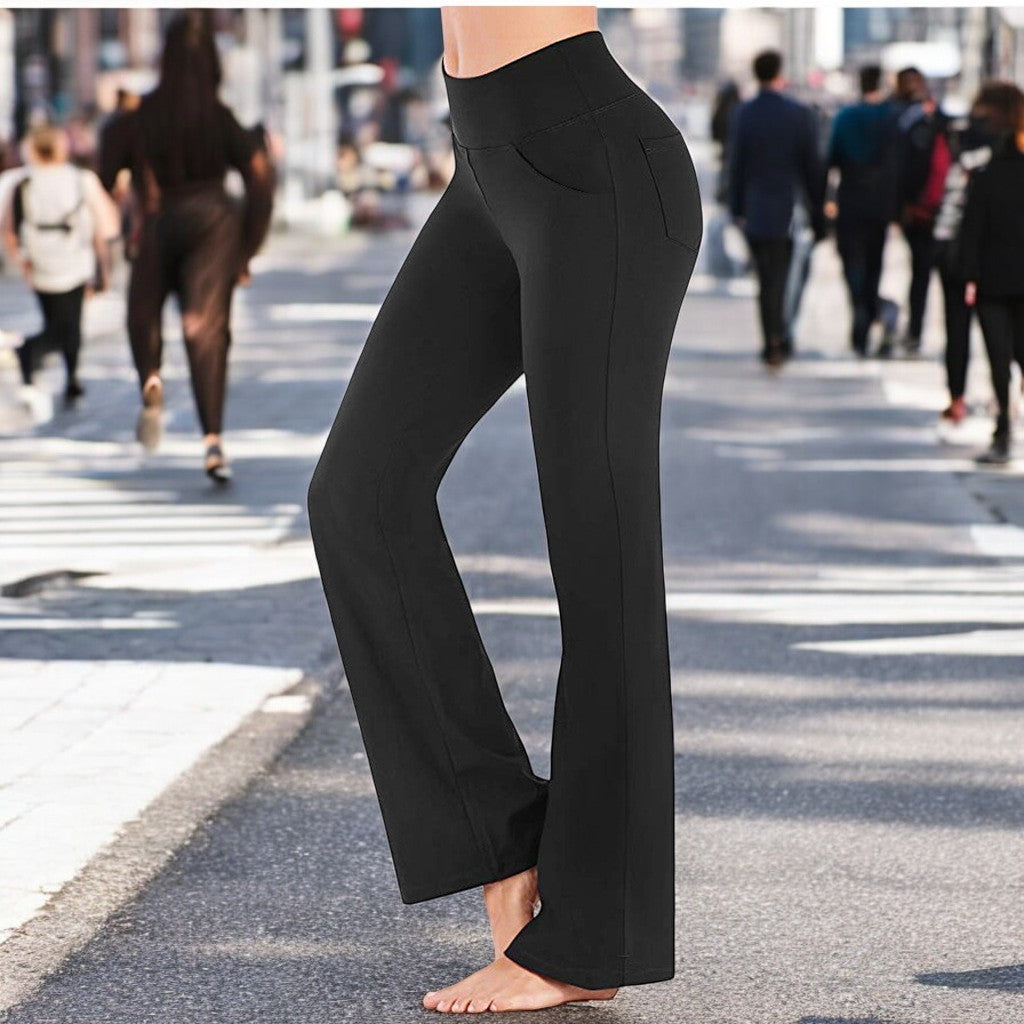 Flare Bootcut Yogabukser for kvinner