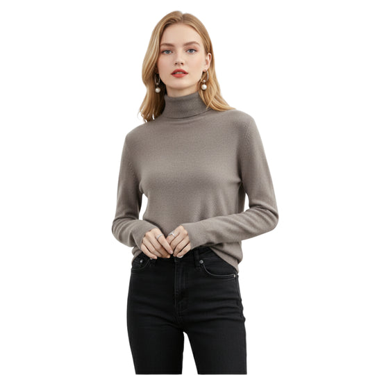 Cashmere strikket genser for kvinner