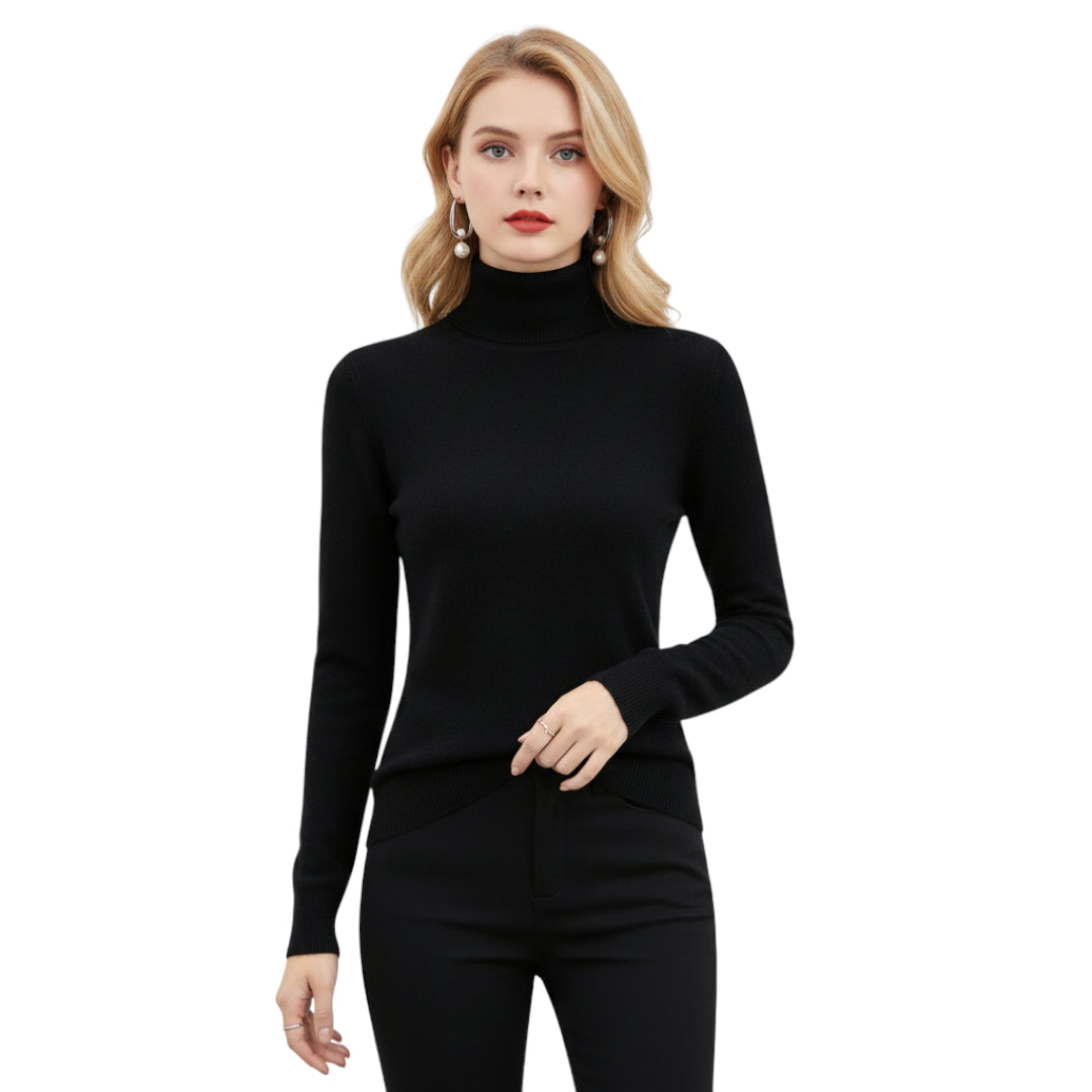 Cashmere strikket genser for kvinner