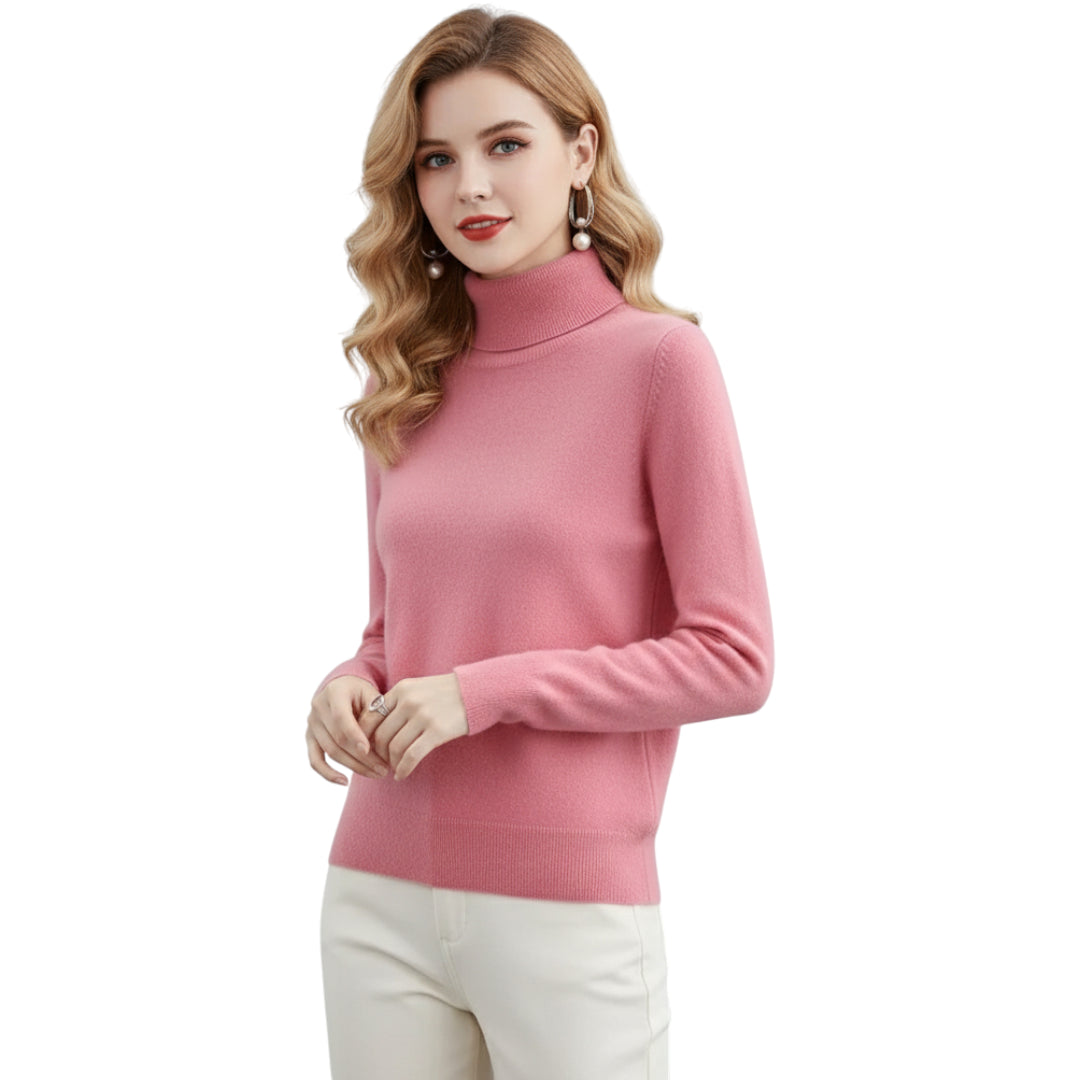 Cashmere strikket genser for kvinner