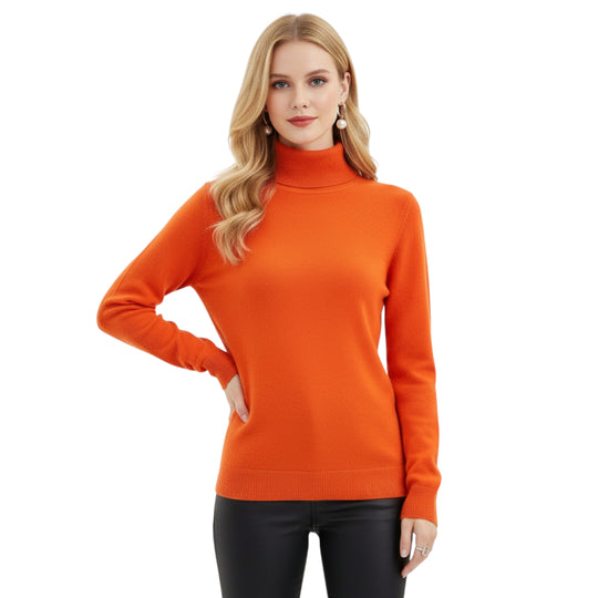 Cashmere strikket genser for kvinner