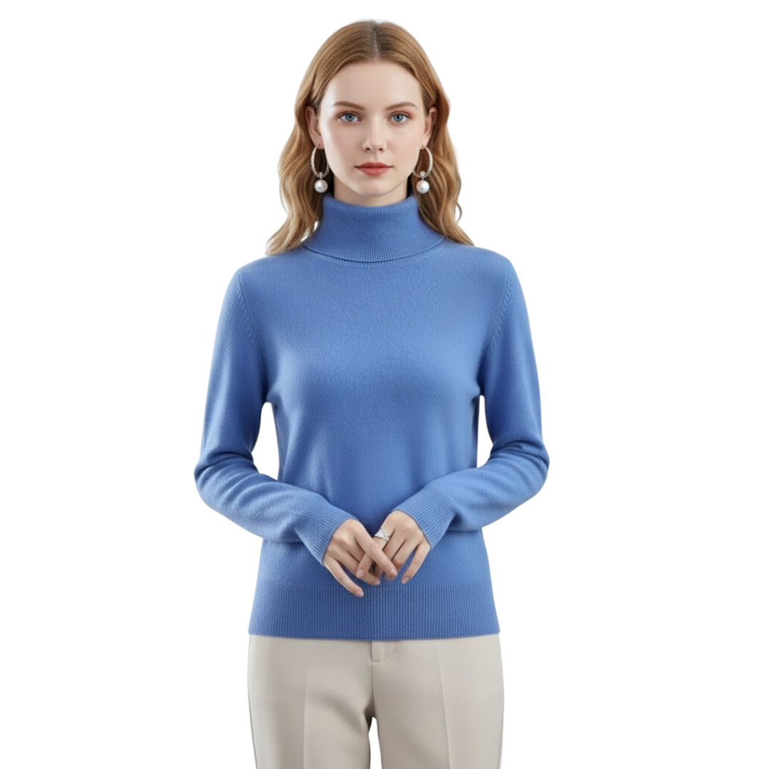 Cashmere strikket genser for kvinner