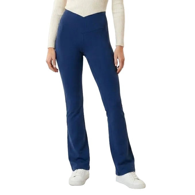Dame Bootcut Leggings med Høy Midje