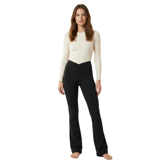 Dame Bootcut Leggings med Høy Midje