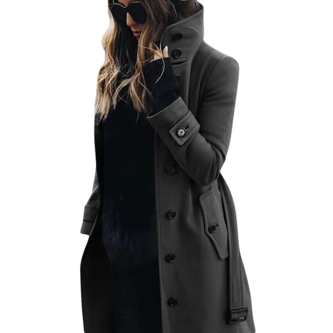 Kvinne Trenchcoat Lang Stilren