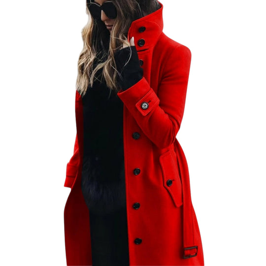 Kvinne Trenchcoat Lang Stilren