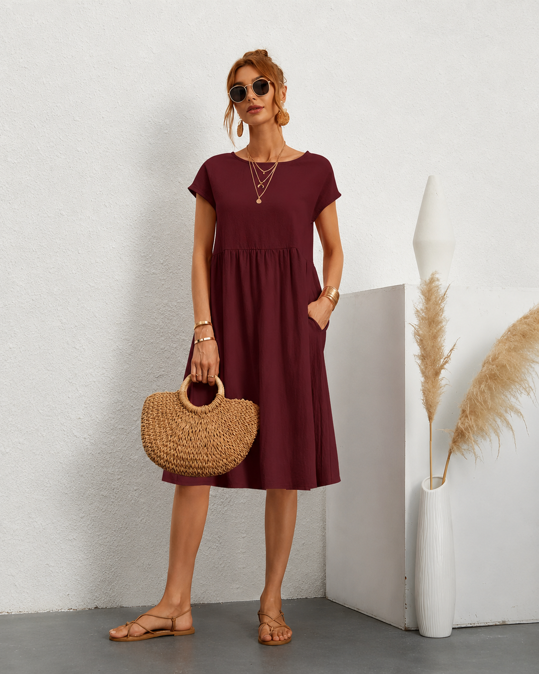 Damen Kjole Moderne Stil
