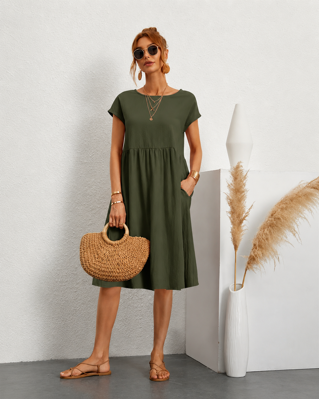Damen Kjole Moderne Stil