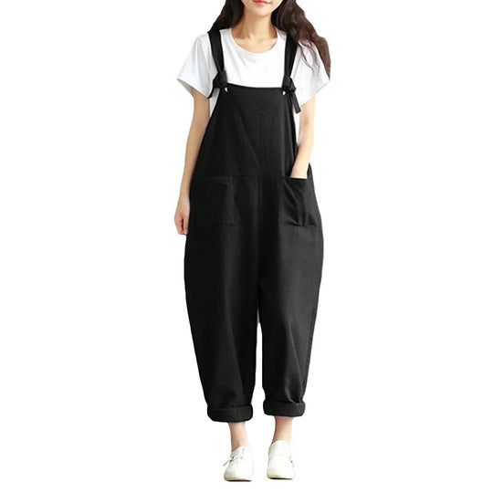 Løs Uformell Harem Jumpsuit for Kvinner