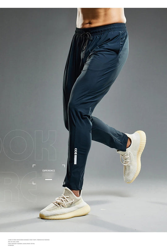 Elastiske joggebukse for menn
