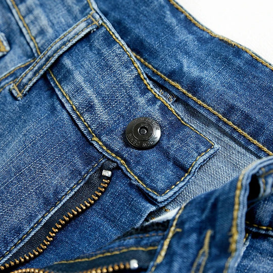 Klassiske denimshorts for menn