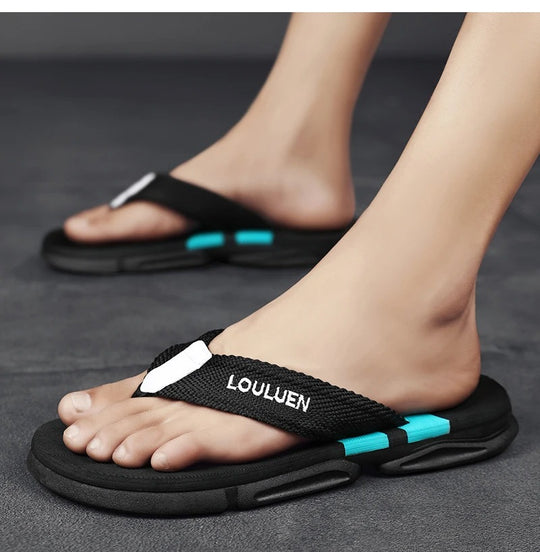 Non-Slip strandtøfler for menn