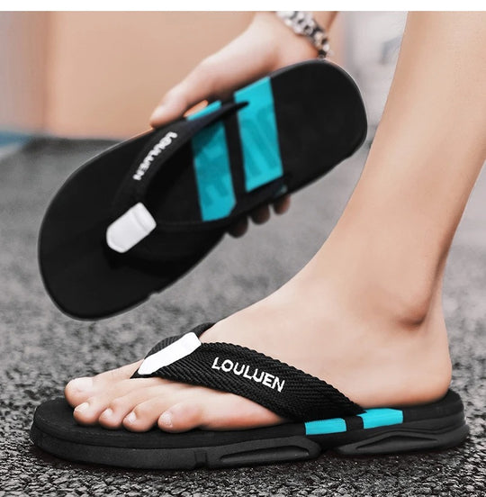 Non-Slip strandtøfler for menn
