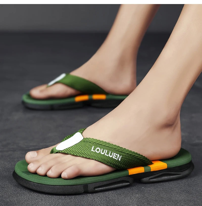 Non-Slip strandtøfler for menn