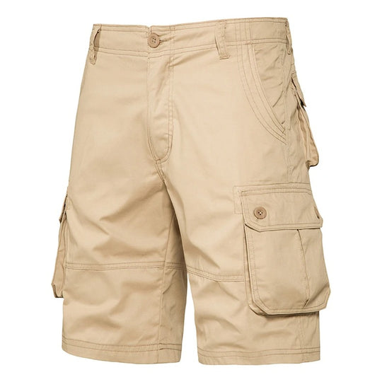 Herre bomullsshorts med lommer