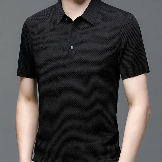 Lop-Up hul poloskjorte for menn