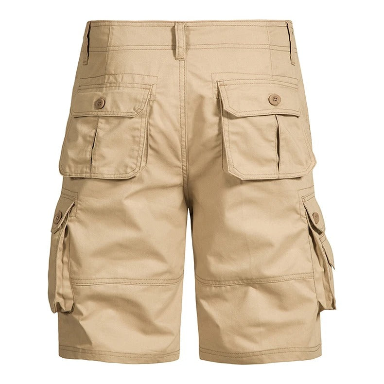 Herre bomullsshorts med lommer