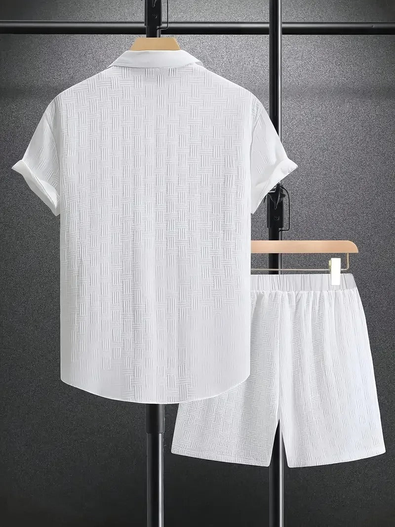 Jacquard-set i to deler for menn