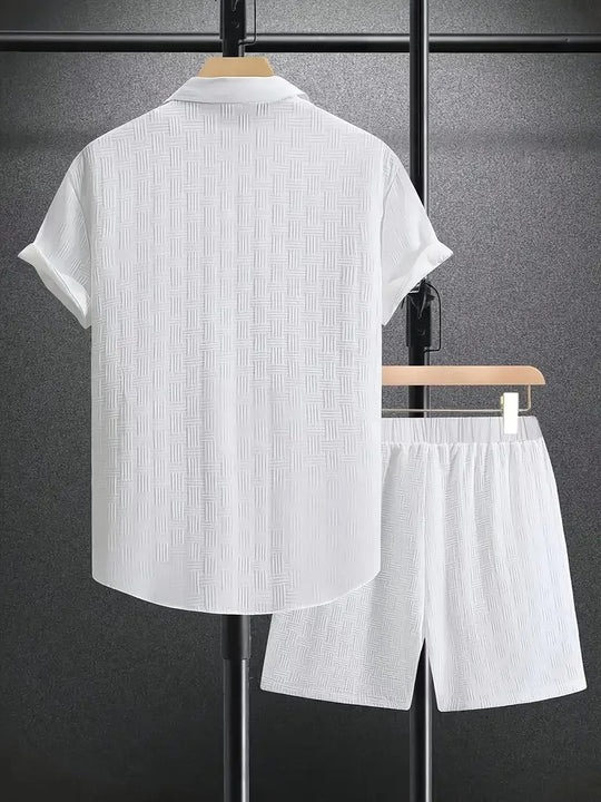 Jacquard-set i to deler for menn